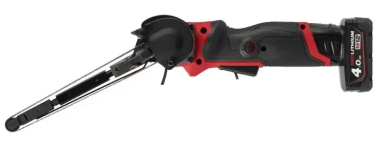 Aku pásová bruska Milwaukee M12 FBFL10-402B, 10 x 330 mm, 2x aku M12 B4 + C12 C, 4933480958