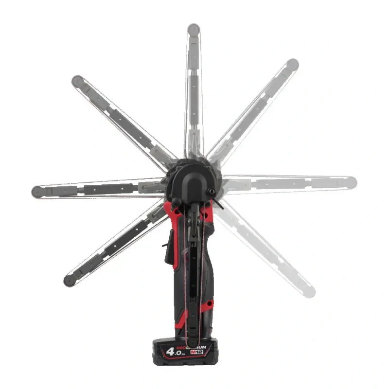 Aku pásová bruska Milwaukee M12 FBFL13-402B, 13 x 457 mm, 2x aku M12 B4 + C12 C + taška, 4933480960