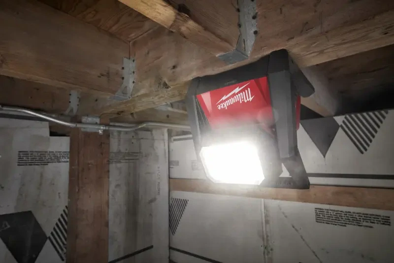 Aku polohovatelná svítilna/lampa Milwaukee M18 HOAL-0, 4000 lm, TRUEVIEW LED plošné oslvětlení, bez aku, 4933478118 (MI4933478118)