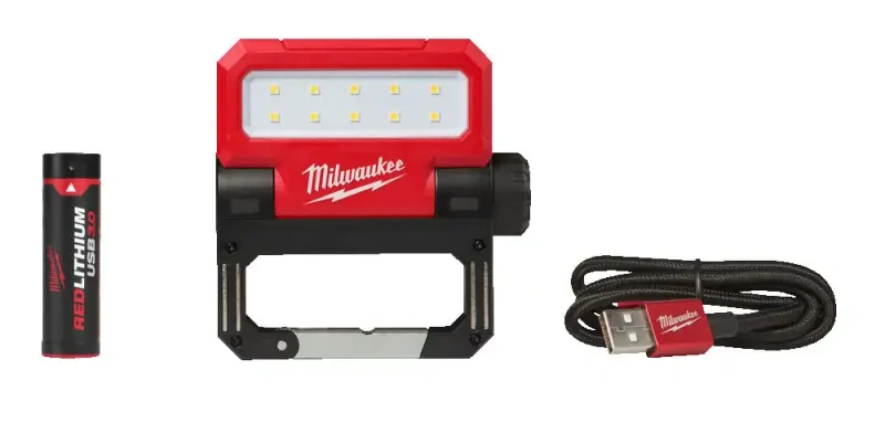 Aku polohovatelná svítilna/lampa MilwaukeeL4 FFL-301, 550 lm, TRUEVIEW LED plošné oslvětlení, bez aku, 4933479766 (MI4933479766)