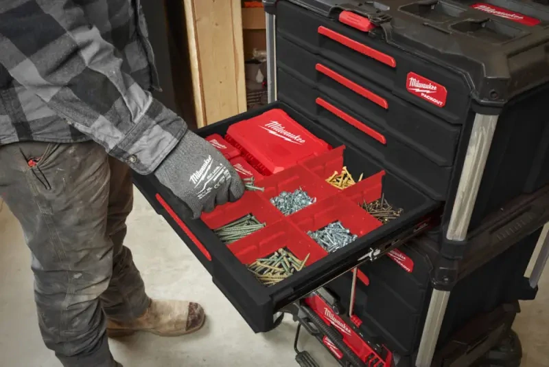 Box na nářadí Milwaukee Packout™ se 4 zásuvkami (MI4932493189)