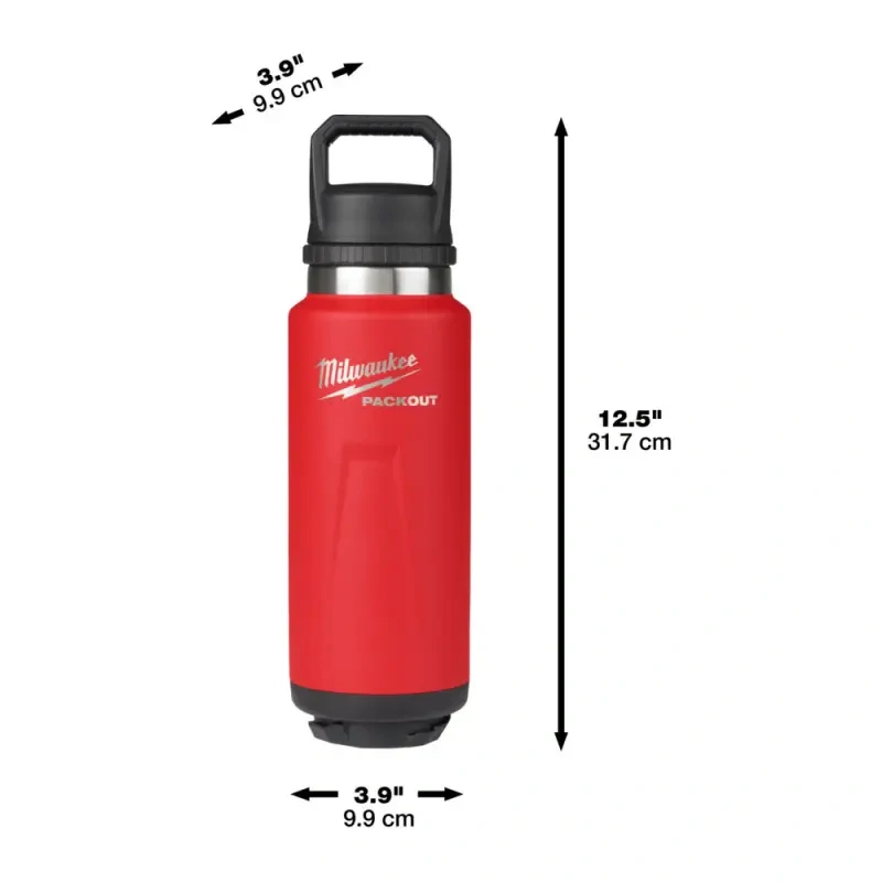 Láhev s víčkem 1065 ml PACKOUT™ červená. Milwaukee 4932493467 (MI4932493467)