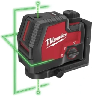 Aku kombinovaný křížový, liniovo bodový laser USB Milwaukee L4 CLLP-301C (MI4933478099)