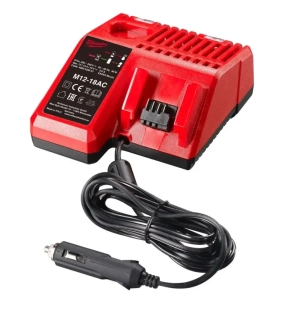 Aku auto-nabíječka Milwaukee M12-18 AC, slot M12 a M18 (M14), Aku nabíječka do auta 4932459205